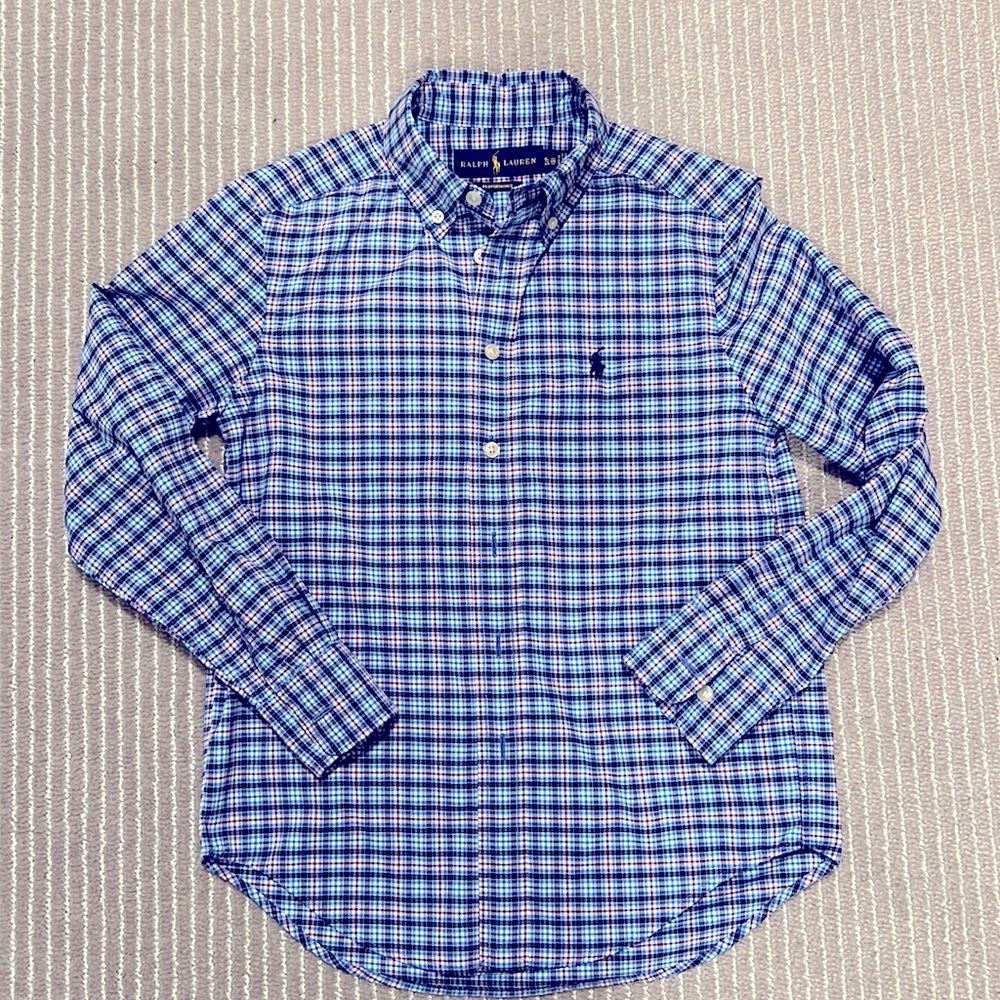 Ralph Lauren Boys Small (8) Button Down